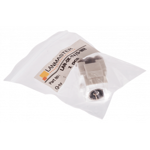 Keystone module, TV-socket, screw terminal, white